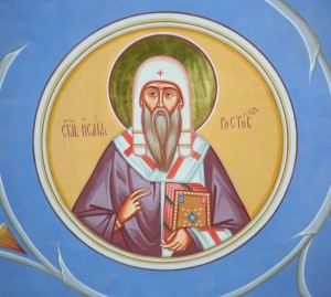 Святитель Исаия Ростовский. Роспись Успенского собора